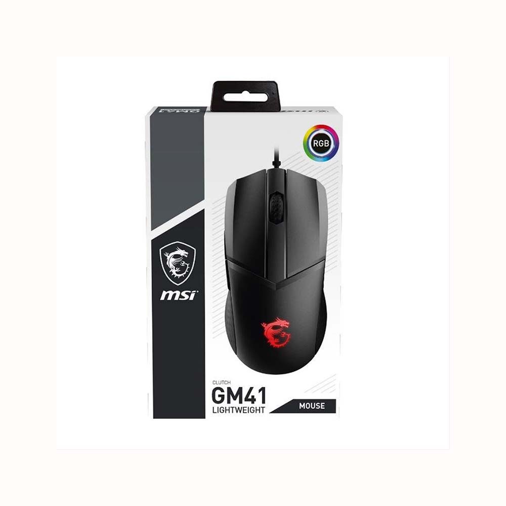 Mouse MSI Clutch GM41 Lightweight Negro
